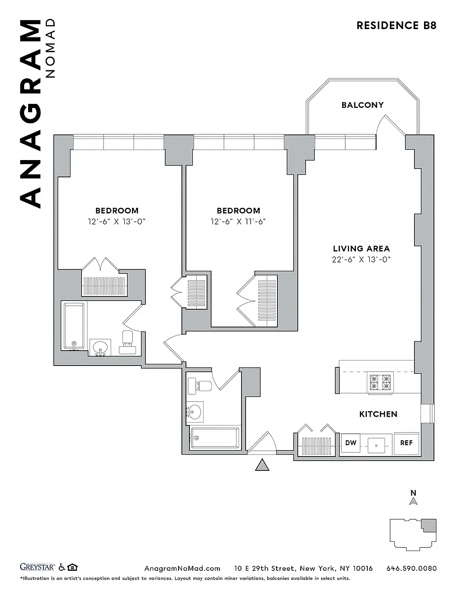 Floor plan B8