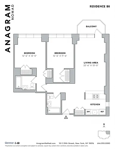Floor plan B8