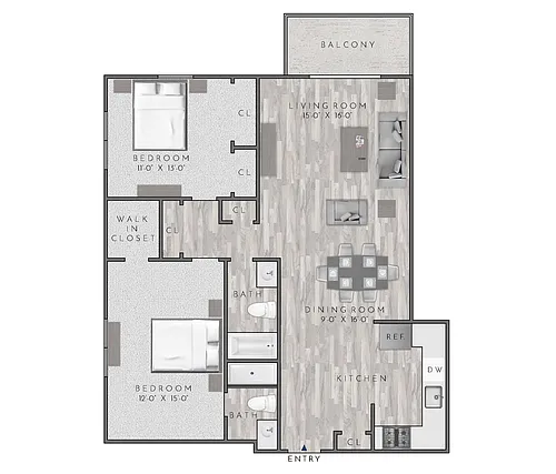 Floor plan B2