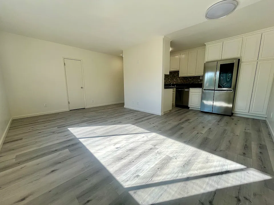 living room + kitchen