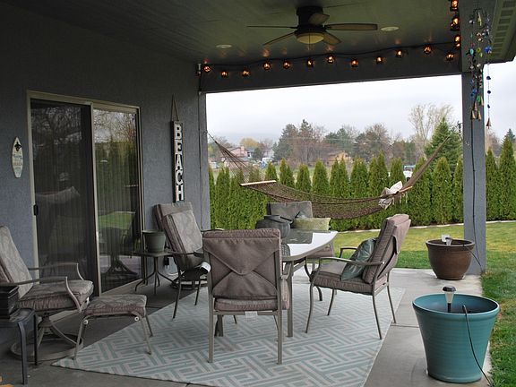 Covered back patio