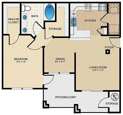 Floor plan Mojave