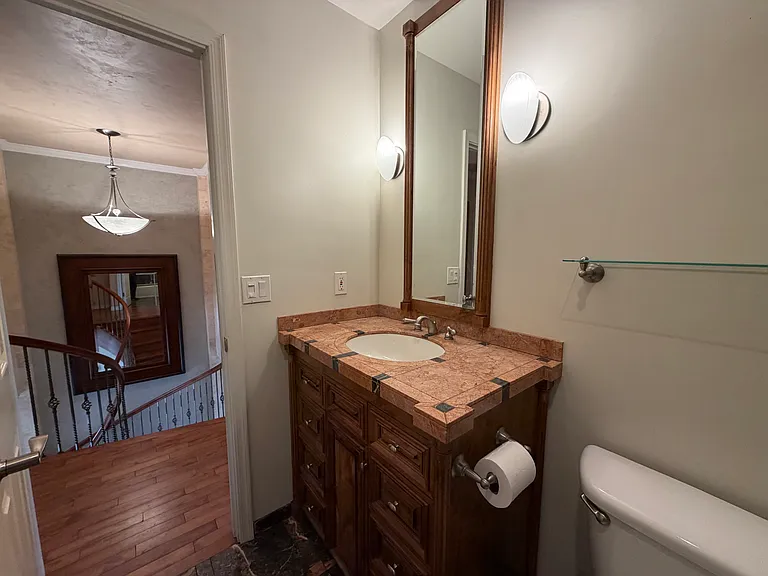 Guest Bathroom. - Full with Shower and tub.