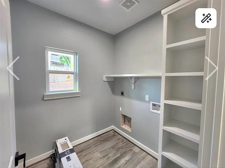 Laundry- has washer and dryer just not in photo.