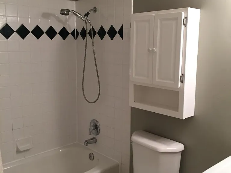 common bath with tub
