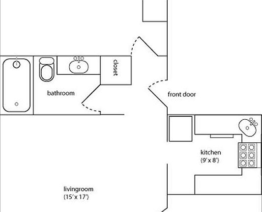 2nd image of 252 W 17th St APT 3B