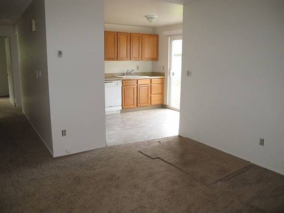 Dining room and kitchen