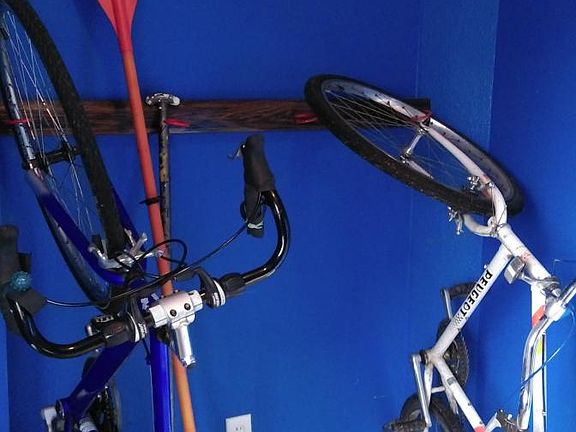 Bike Storage in Entryway