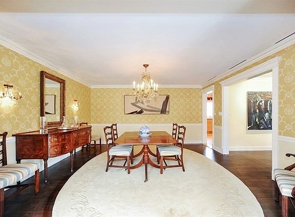 The expansive dining room makes Thanksgiving dinners a breeze whichever way you turn that dining roo