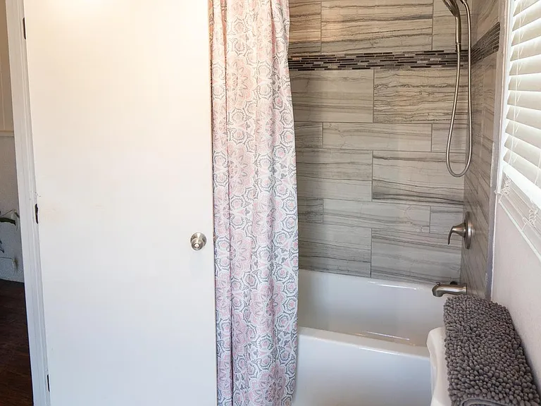 Master bathroom tub/shower