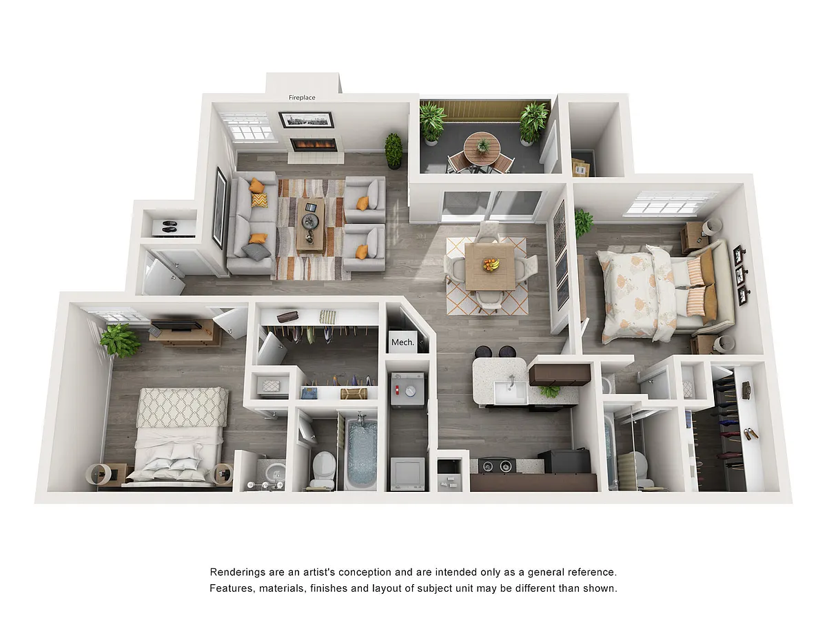 Floor plan B3
