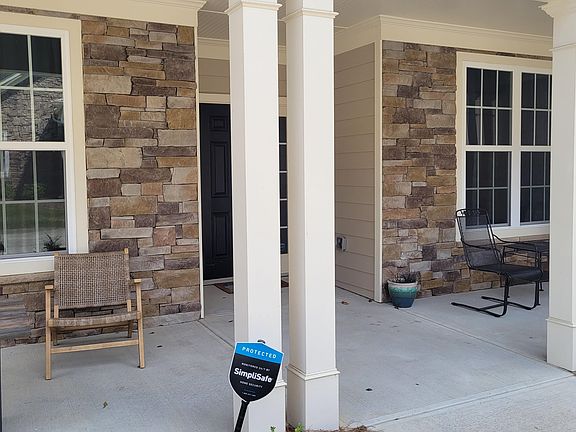 Inviting front porch