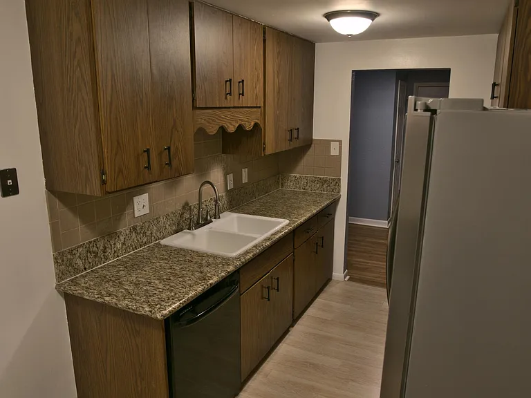 Kitchen from bedroom 3