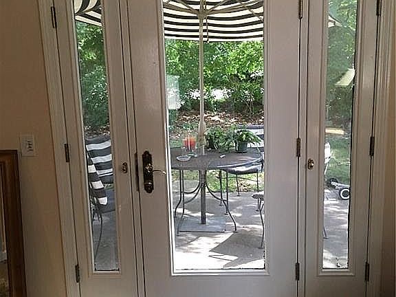 back doorway to patio