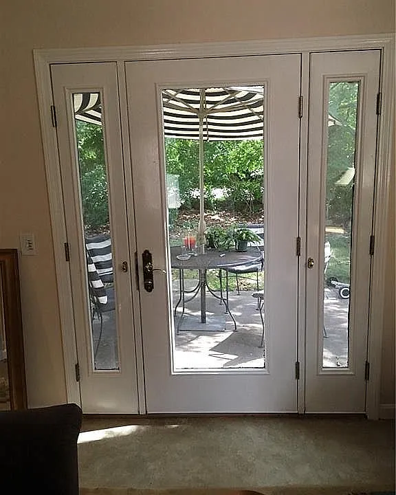 back doorway to patio