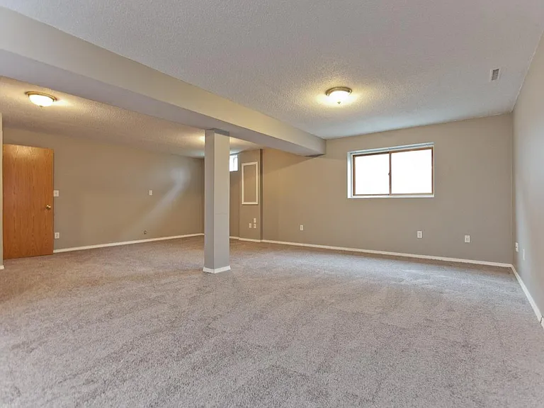 Large lower level rec room, full bath and bedroom