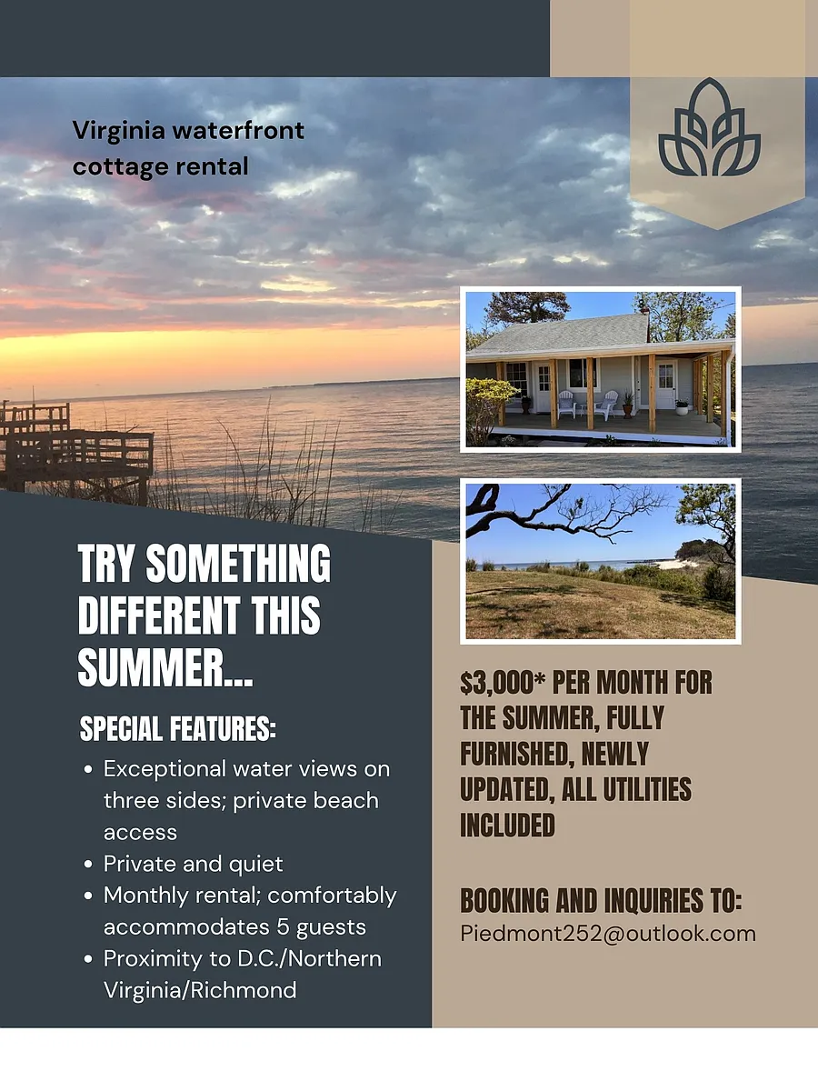 Photo 1 of 29 - Vir Mar Beach Rd - Heathsville, VA Flyer about the property - Vir Mar Beach Rd