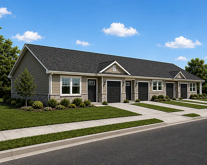 All homes include direct access garages and private entrances