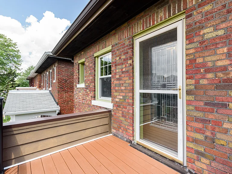 Front Balcony space for two chairs