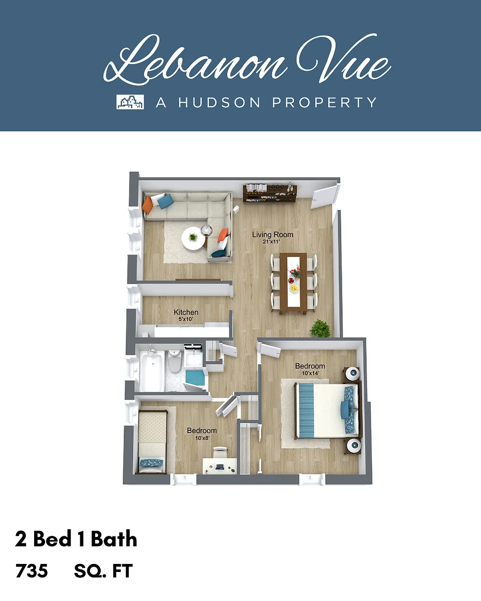 Floor plan 2 Bedroom