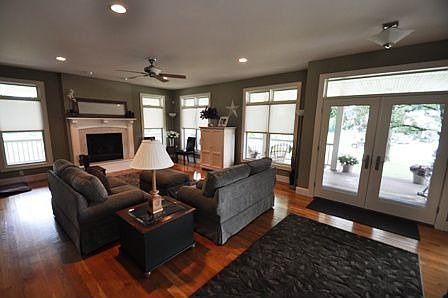 Living Room with lots of windows