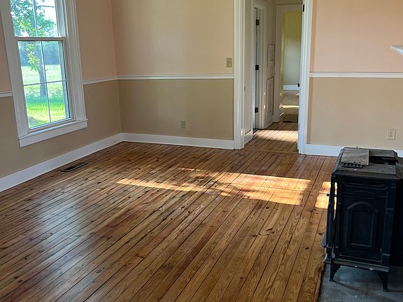 Walk in front door to living room