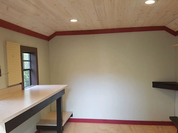Shed work shop interior 