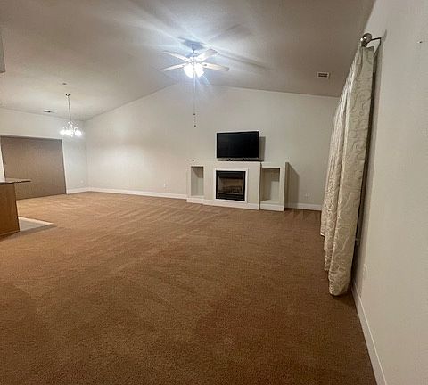 open concept living room and dining room