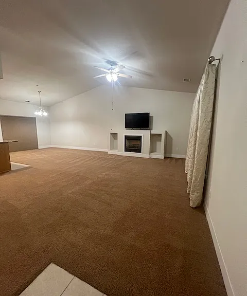 open concept living room and dining room