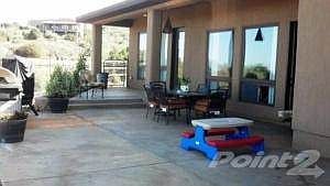 Rear patio, both open and covered