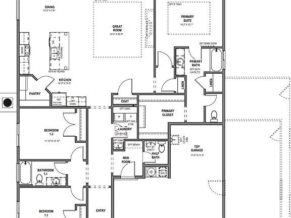 Main Level - Slab on Grade
