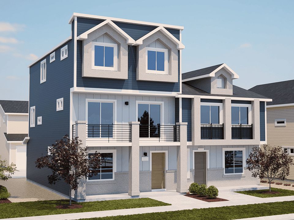9950-BT8-Left. Strive floorplan is pictured on the left side of the building.