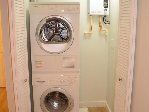 In-unit washer and dryer