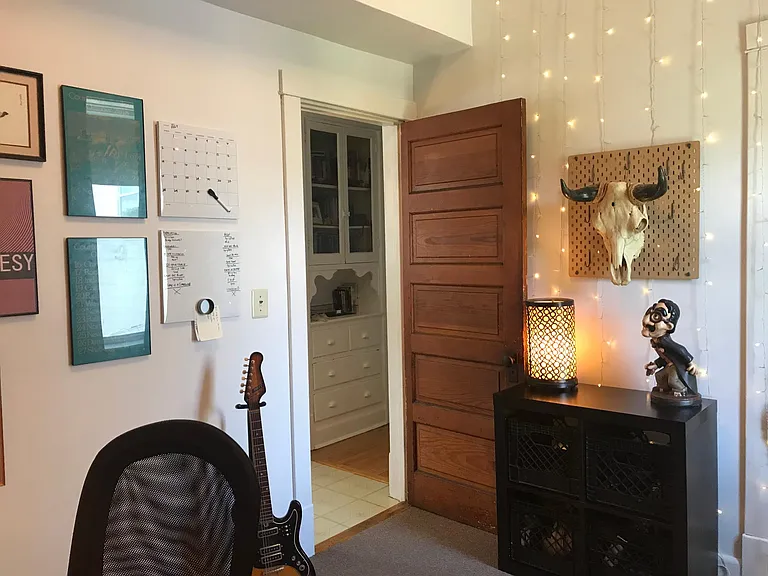 View of built in pantry from 2nd bedroom