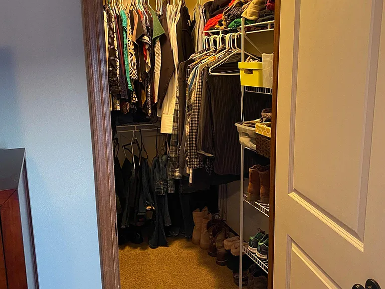 Main bedroom closet