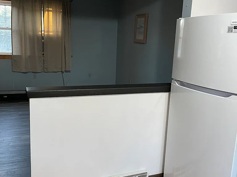From kitchen looking to living room.
