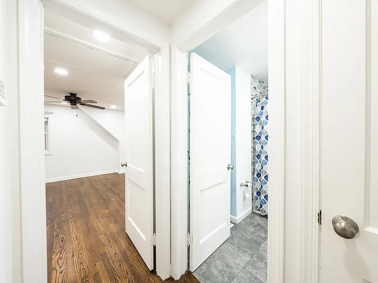 Second floor bedroom and bath