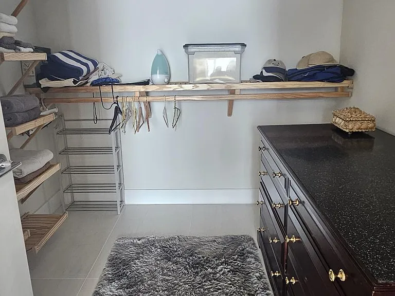 huge master closet
