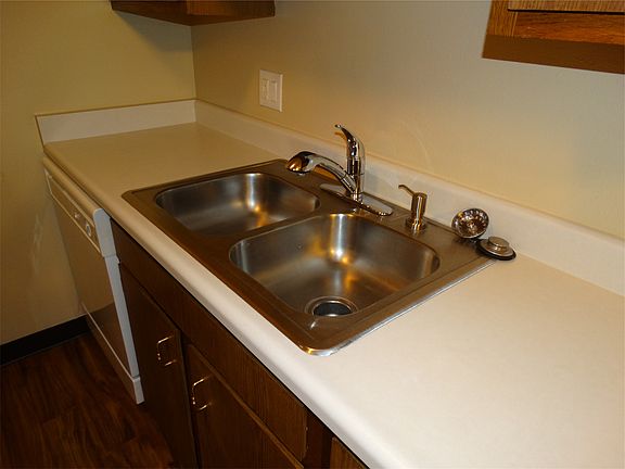 Pull out faucet & stainless steel sink