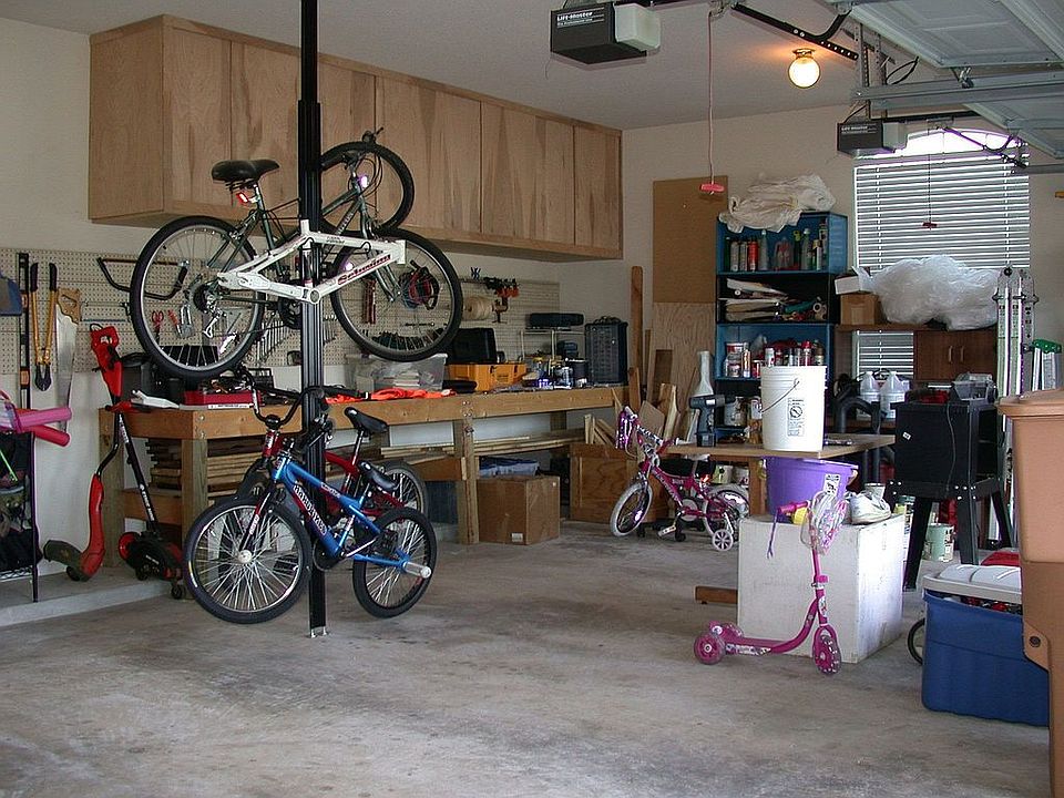 Additional storage cabinets in garage