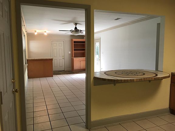 Kitchen view toward front door
