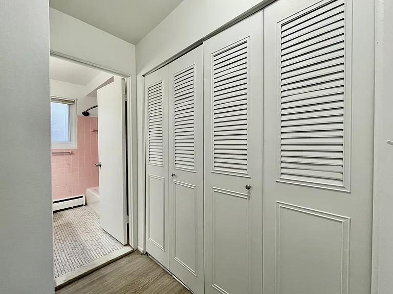 closet to bathroom