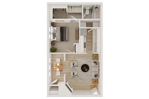 Floor plan A1c