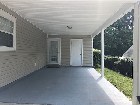 Carport with Storage Area