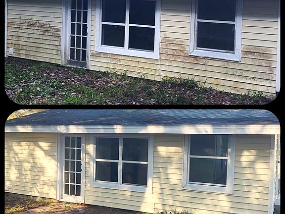 Back yard before and after 