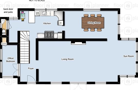 Main Floor (not to scale)