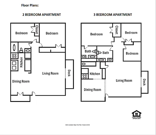 Floor plan 2-Bedroom-Apartment