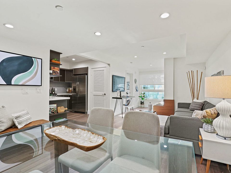 Spacious Kitchen, Dining, Living, and Office Space