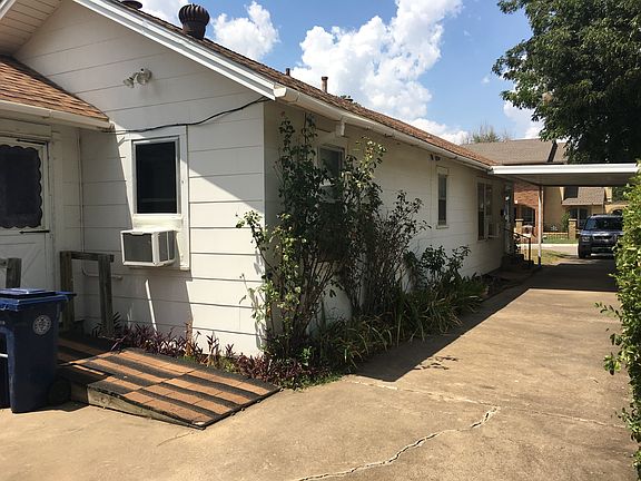 carport, driveway and ramp