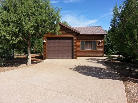 Detached Garage and Home Off